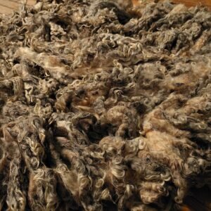 Alternative view of 8" Wensleydale/Teeswater fleece