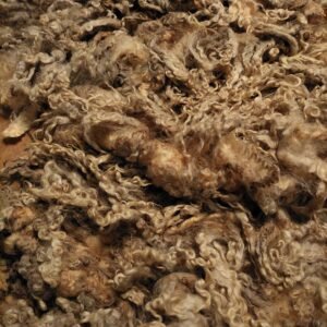 Alternative view of 9" Wensleydale/Teeswater fleece